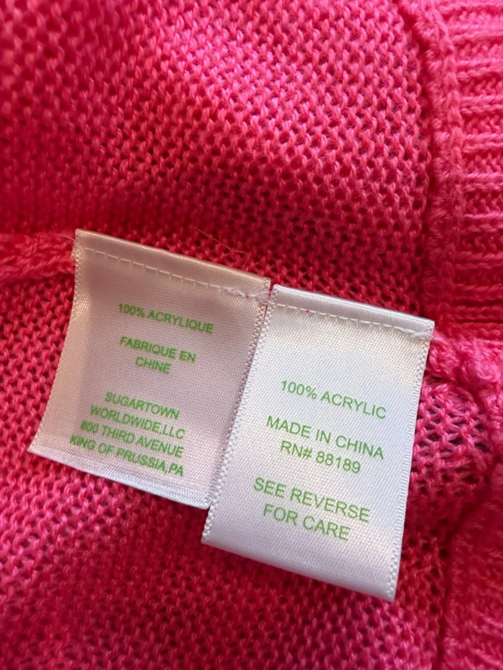 Lilly Pulitzer Bright Pink Open-Front Cardigan - Picture 10 of 12